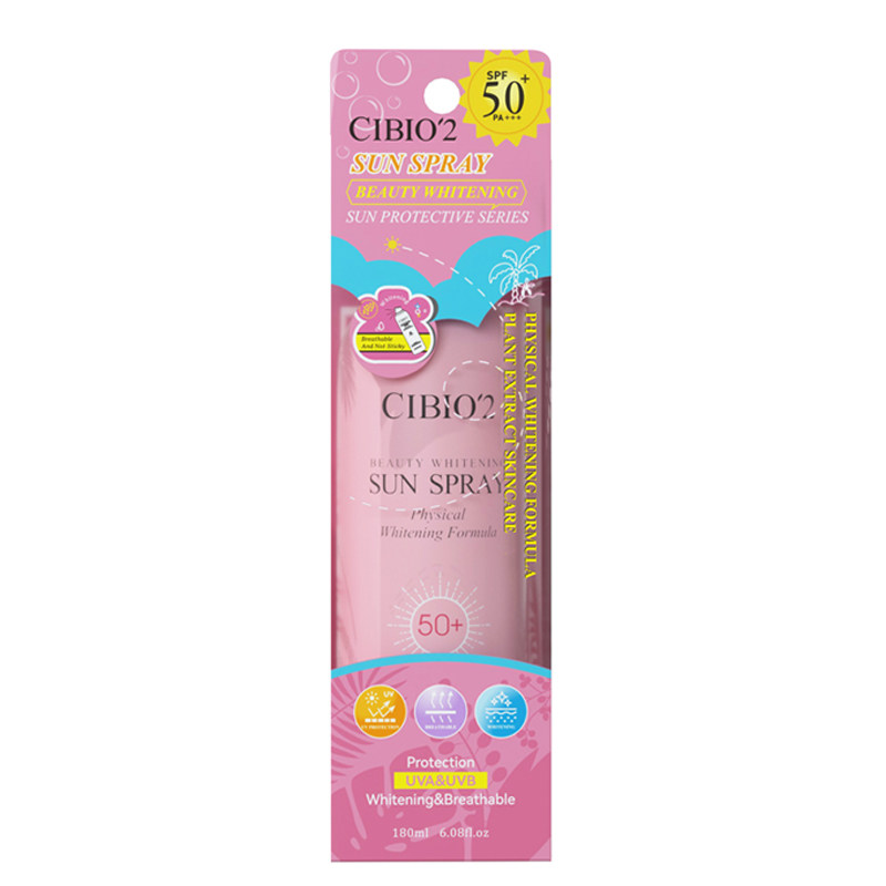 cibio2泰国防晒喷雾cb2全身通用无色透明清爽防水cibio隔离美白