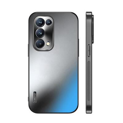 适用opporeno5炫金磨砂防摔壳