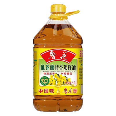 官方旗舰店低芥酸特香菜籽油5L