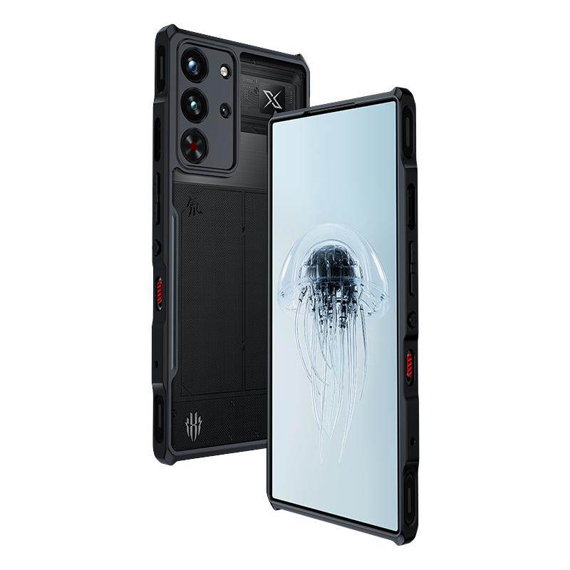 讯迪适用红魔12pro+手机壳新款11pro+保护套努比亚10air镜头全包气囊防摔散热简约电竞磁吸支架支点壳外壳GZ