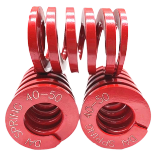 日本大同弹簧红色RED 矩形压缩弹簧外径40 50 60 70中荷重50-500