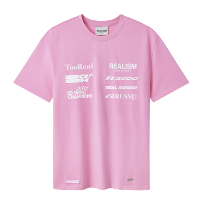 REALISM短袖潮流青年重磅纯棉T男