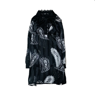 中长款雪纺防晒衬衫女24春夏装新款长袖雪纺衫高端时尚洋气上衣潮