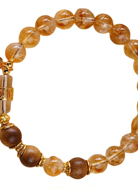 【普陀山正品】黄水晶手串手链