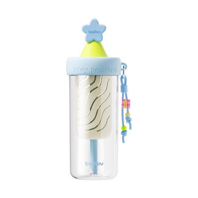 bablov玻璃吸管杯耐高温夏日水杯