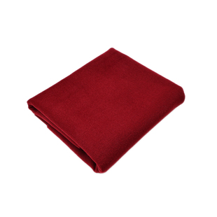 细腻真丝羊绒浓郁红色单面顺毛羊毛布料冬天大衣外套斗篷汉服面料