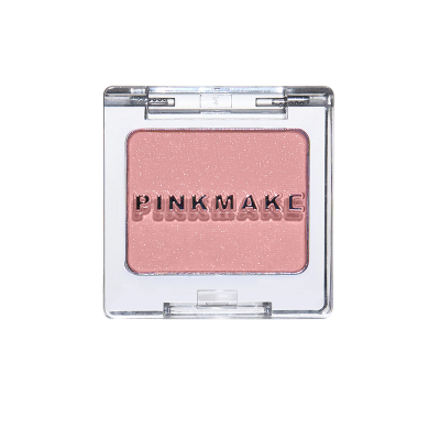 肉感卧蚕 pinkmakc单色眼影肉粉色腮红珠光哑光蓝绿色系pinkmake