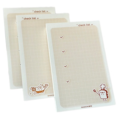 SHOCK手可 | M5合集Ⅰ a8便签手账活页纸内页芯替芯计划本记事本