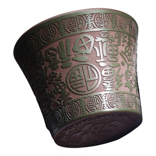 紫云堂  宜兴紫砂品茗杯刻绘百福杯双色粉浆主人杯茶碗功夫茶杯