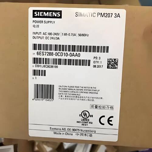 议价6ES7288-0CD10-0AA0西门子S7-200 smart电源PM207 24V/3A模块