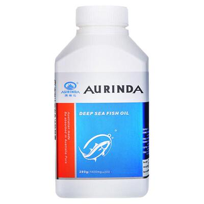 aurinda澳琳达深海鱼油1400mg*200粒欧米伽3中老年澳洲原装进口