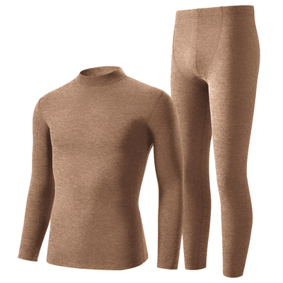中高领保暖内衣男士羊绒蚕丝套装