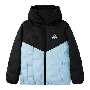 匹克童装羽绒服男童冬季2026新款儿童轻薄外套保暖中大童校服神器