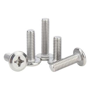 金超304不锈钢十字扁头夹板家具连接螺栓平头倒边螺丝M3M4M5M6MM8