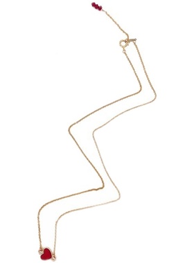 儿童亲子款包金定做锁骨链送闺蜜