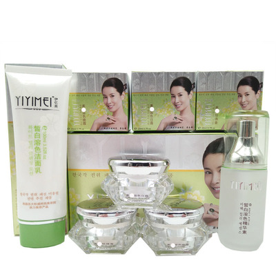 正品伊亿美臻白美肤焕颜五六件套装护肤化妆品丹雪尼兰雪颜靓肤