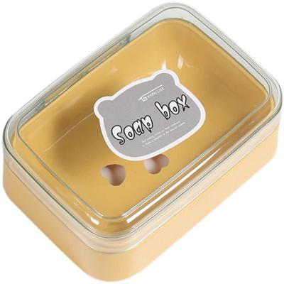 皂盒创意带盖沥水皂盒简约