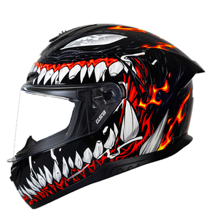 gsb头盔男摩托车361gt全盔女3c认证大尾翼机车骑行安全帽四季通用