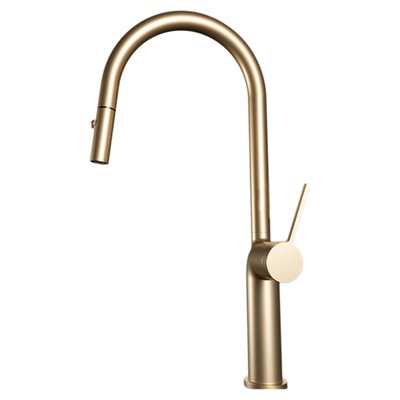 MARBOO全铜顺滑拉丝冷热水龙头