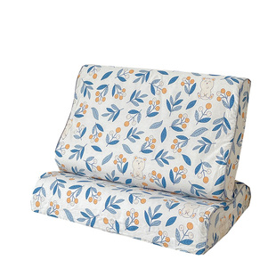 乳胶枕套纯棉一对装拍2个记忆橡胶枕头套60x40全棉单人儿童50x30