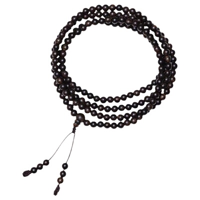 野生文莱黑奇楠沉香手串多圈保真