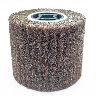 拉丝轮不锈钢金属铜打磨轮黑金刚拉丝轮拉丝机全砂布羊毛抛光轮