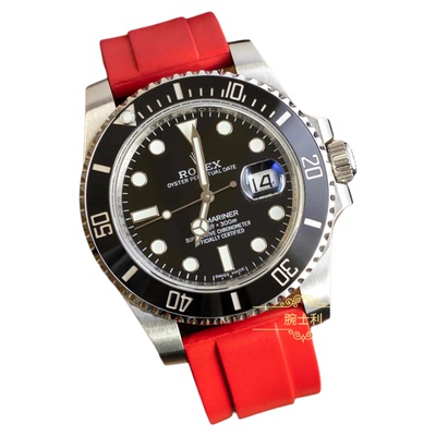 FKM氟橡胶表带男款通用多色可选