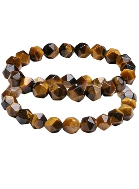 周六福金虎眼手链情侣款美拉德虎眼石手串手饰百搭时尚圣诞礼物