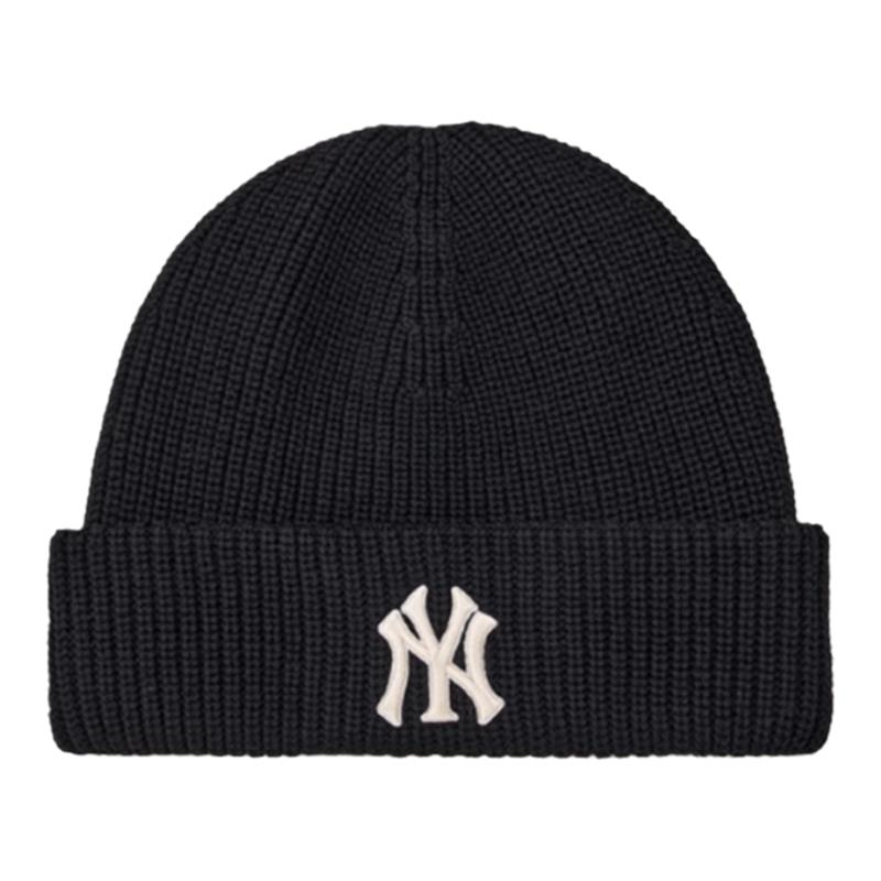 MLB男女针织帽保暖毛线帽