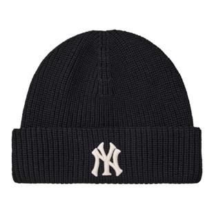 韩国MLB针织帽24秋冬新款毛线帽男女同款保暖冷帽休闲运动LA帽子