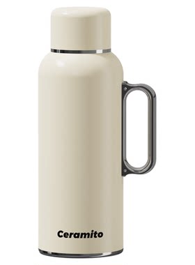 纯陶瓷内胆磁吸温显保温壶1100ml