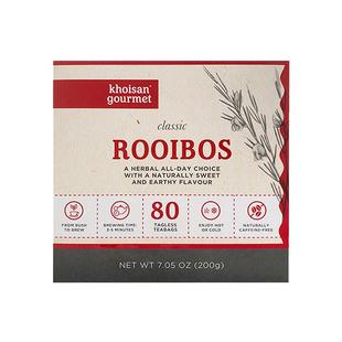 南非路易波士茶博士红茶 rooibos tea线叶金雀花养生无咖啡因茶包