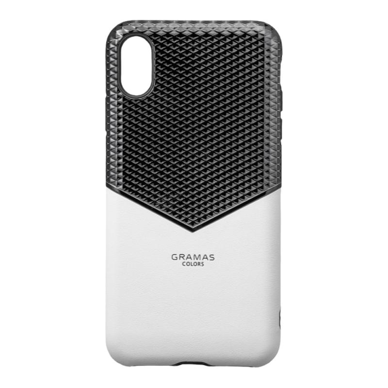 日本GRAMAS适用iPhone SE3/SE2/Xs Max/Xr真皮插卡手机壳苹果8/7双层全包防摔