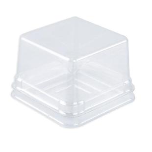 法焙客 和果子透明带底托中秋包装盒桃山皮月饼50g绿豆糕冰皮月饼