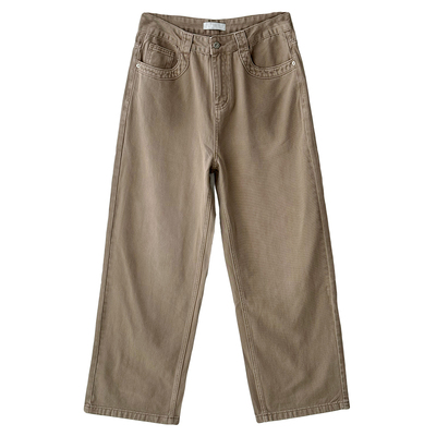 马克斯星球韩系简约休闲牛仔裤