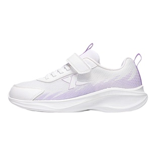 特步儿童女童小白鞋官方正品运动鞋2026年春季学生校园软底跑步鞋