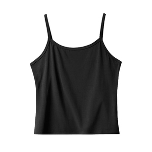 夏装小吊带背心女内搭莫代尔高腰抹胸裹胸露肚脐打底短款无袖上衣