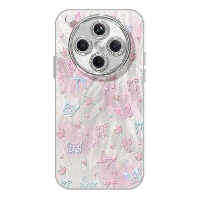 适用oppofindx8s手机壳女款findx9保护套x7硅胶ultra全包s+防摔reno12镜头膜11蝴蝶高级oppo好看pro新款a96软