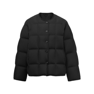 AIMISS爱美斯新中式90白鸭绒羽绒服2026新款冬季新款保暖短款外套