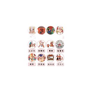 2026过新年习俗中国传统节日元旦墙春节布置幼儿园环创教室马场景