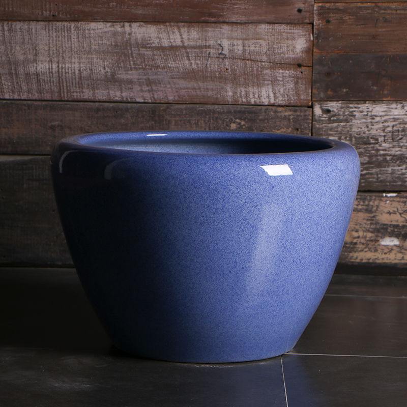 景德镇陶瓷缸金鱼盆睡莲碗莲乌龟阳台风水庭院大缸深缸水缸荷花盆