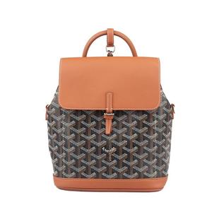 9新GOYARD高雅德ALPIN 迷你背棕涂层帆布迷你双肩二手奢侈品包包