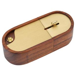 西泠印社印章定刻名字私人木质黄铜小圆章签字书法国画便携式古风