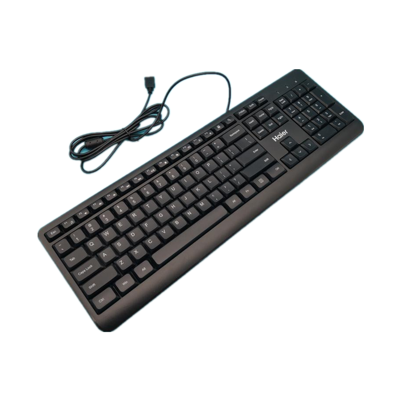 海尔KB1906 JME-7021U USB接口 黑色 白色 一体机键盘 台式机键盘
