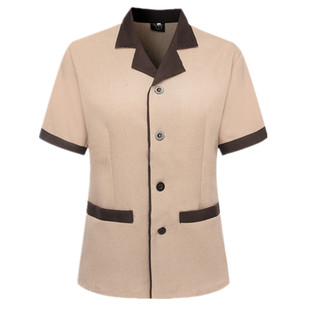 保洁服工作服女夏季套装短袖厂服物业服务员男服装工装客房保洁员