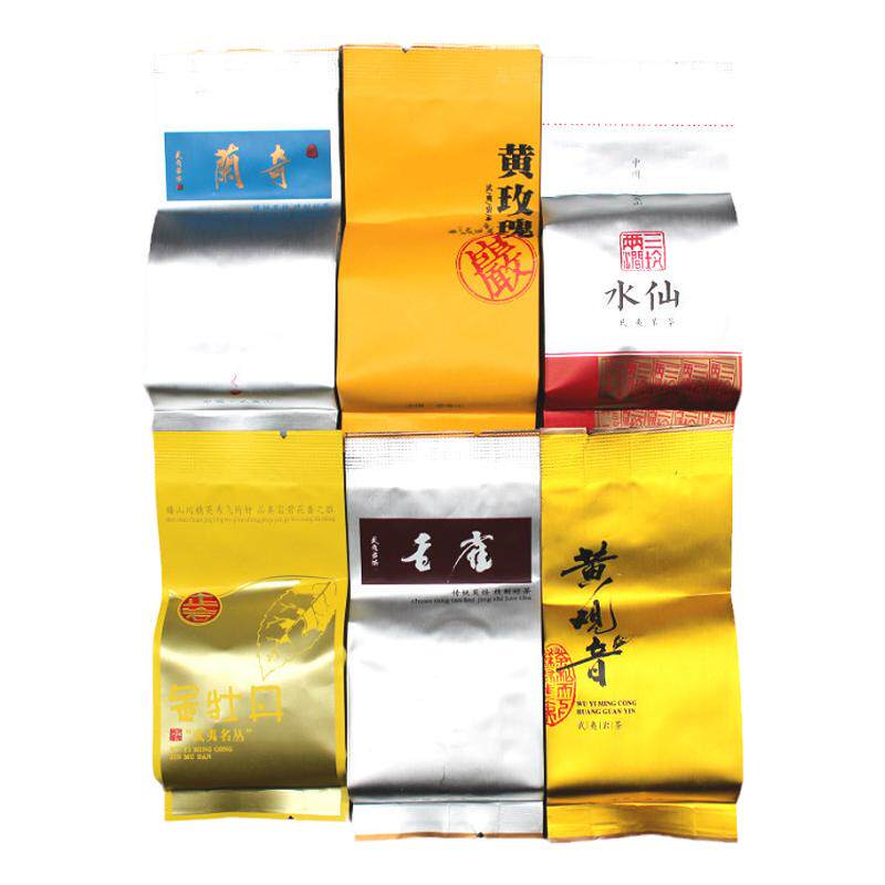 名正百年武夷岩茶组合黄玫瑰金牡丹奇兰水仙黄观音雀舌茶叶试用装