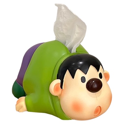 胖虎纸巾盒家用客厅茶几餐桌摆件