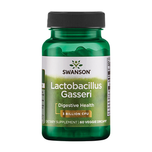 2瓶 Swanson斯旺森30亿活菌加氏乳杆菌胶囊60粒益生菌肠道健康