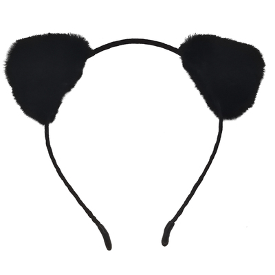 猫咪毛绒头饰发夹可爱头箍猫耳朵