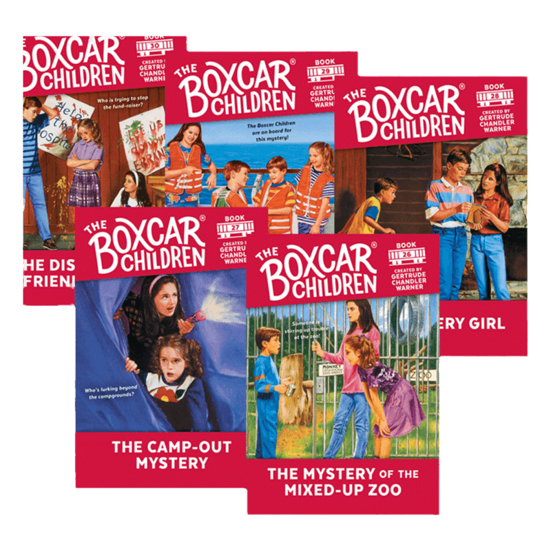华研原版 棚车少年26-30册套装 英文原版 The Boxcar Children Mysteries Books 26-30 美国经典儿童读物励志故事 英文版 进口书籍